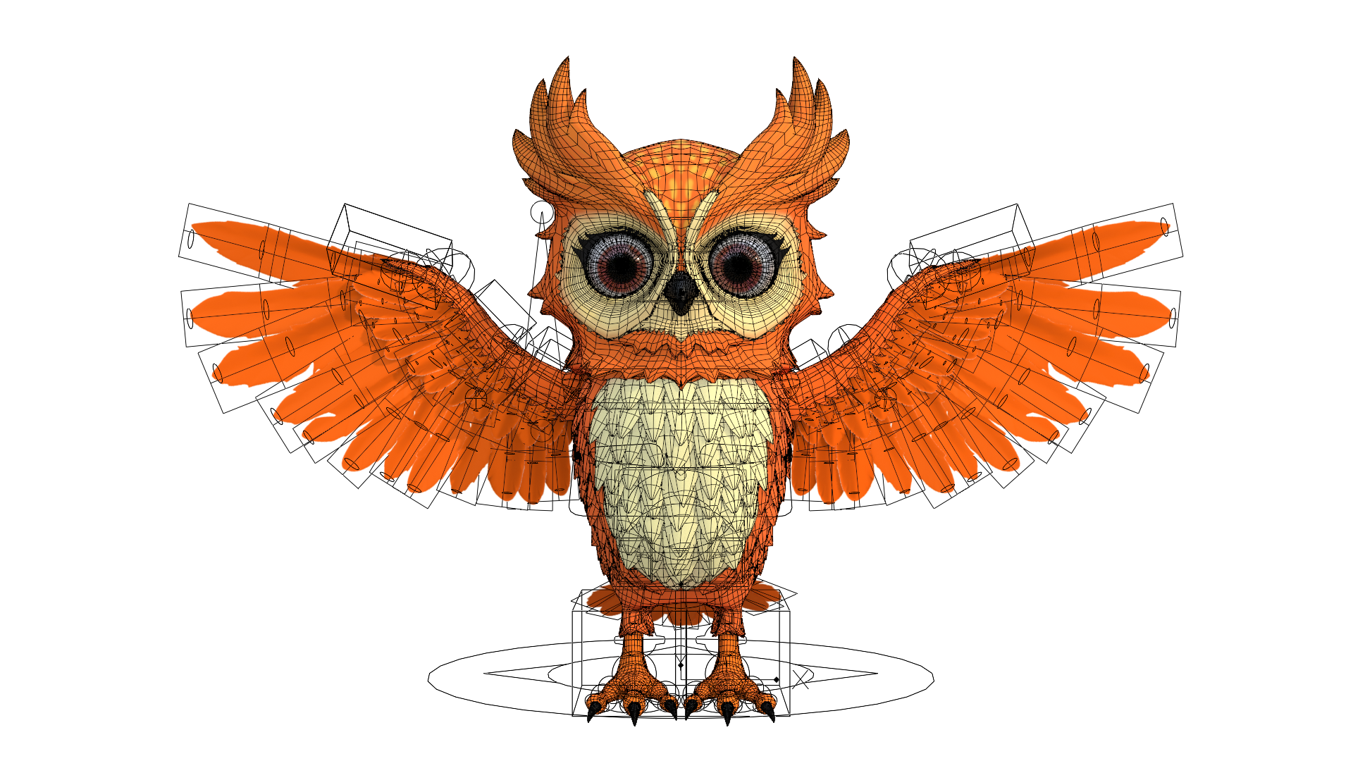 Owl body asset